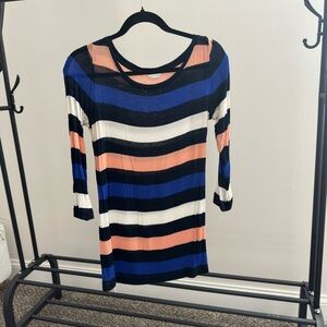 Club Monaco Multicolor Striped Long Sleeve Top